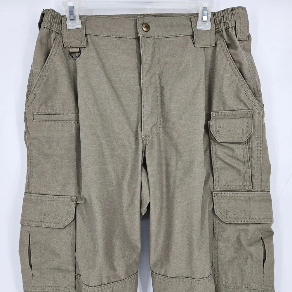 5.11 Tactical Pants Mens 34 x 30‎ Ripstop Utility Cargo Tan Beige Outdoors Work